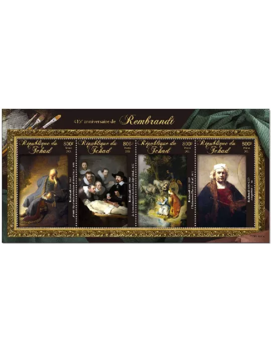 n° 3424/3427 - Timbre TCHAD Poste