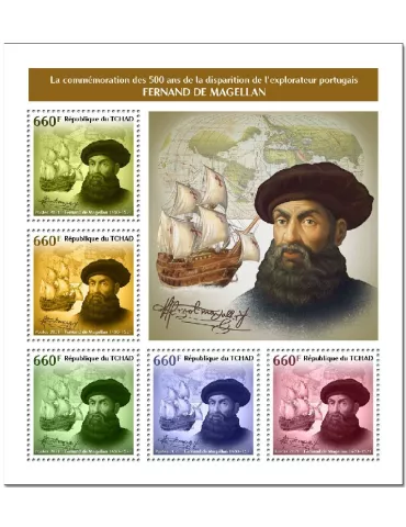 n° 3436/3440 - Timbre TCHAD Poste