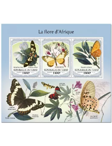 n° 3473/3475 - Timbre TCHAD Poste