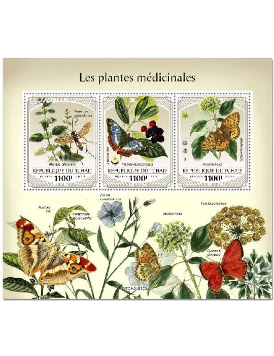 n° 3476/3478 - Timbre TCHAD Poste