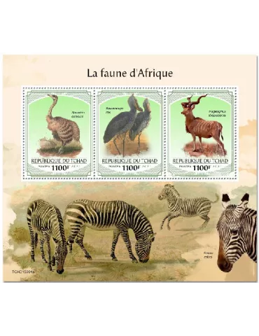 n° 3479/3481 - Timbre TCHAD Poste
