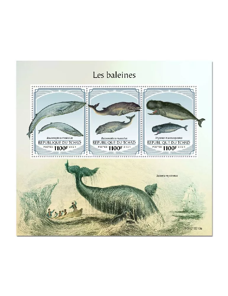 n° 3497/3499 - Timbre TCHAD Poste