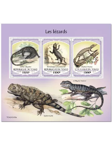 n° 3512/3514 - Timbre TCHAD Poste