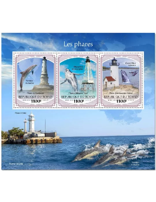n° 3536/3538 - Timbre TCHAD Poste