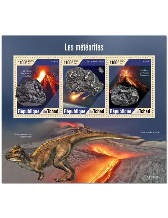 n° 3539/3541 - Timbre TCHAD Poste