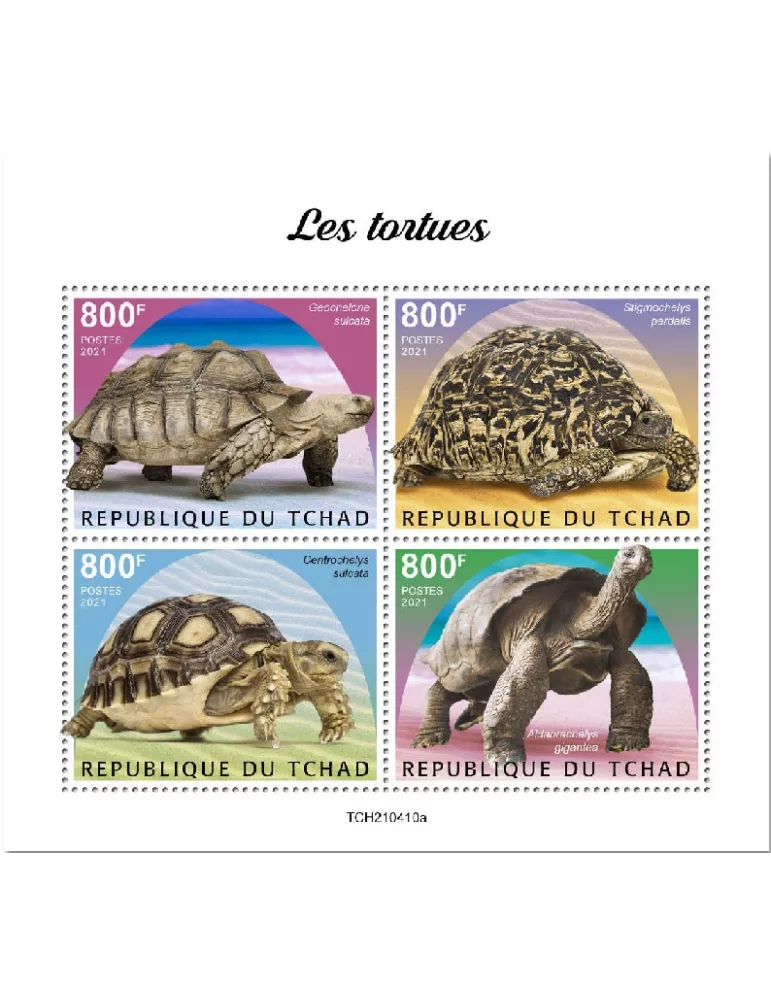 n° 3657/3660 - Timbre TCHAD Poste