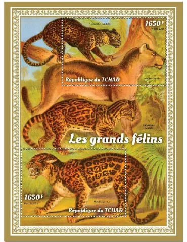 n° 3689/3690 - Timbre TCHAD Poste