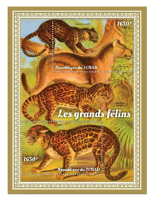 n° 3689/3690 - Timbre TCHAD Poste