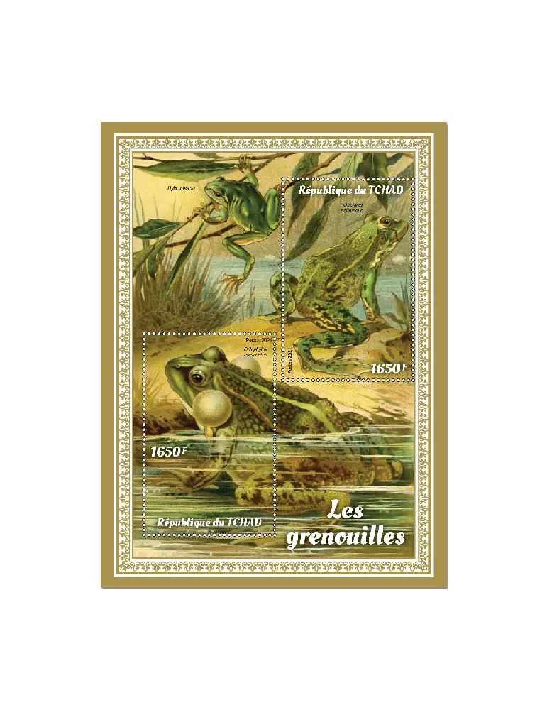 n° 3691/3692 - Timbre TCHAD Poste