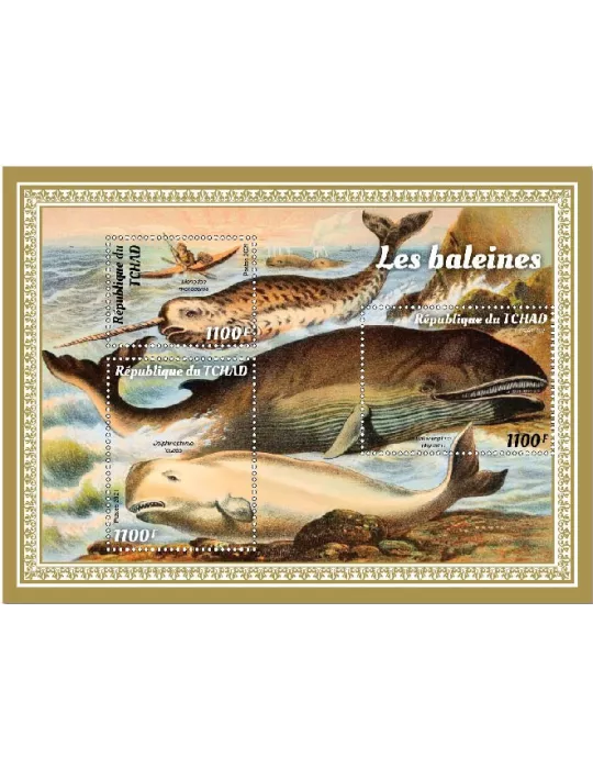 n° 3693/3695 - Timbre TCHAD Poste