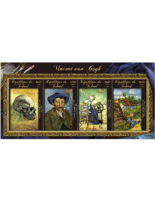 n° 3720/3723 - Timbre TCHAD Poste