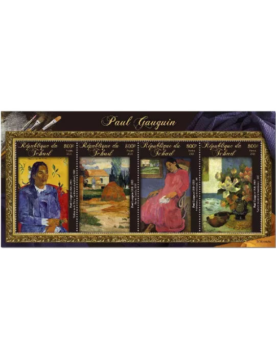 n° 3724/3727 - Timbre TCHAD Poste