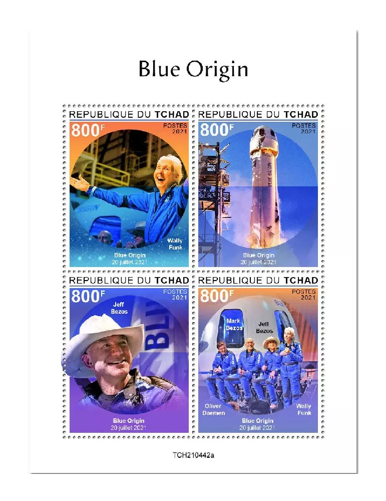 n° 3778/3781 - Timbre TCHAD Poste