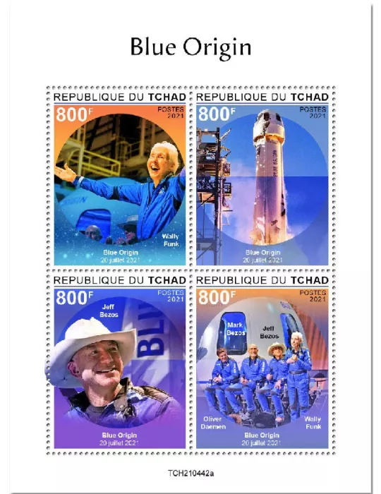 n° 3778/3781 - Timbre TCHAD Poste