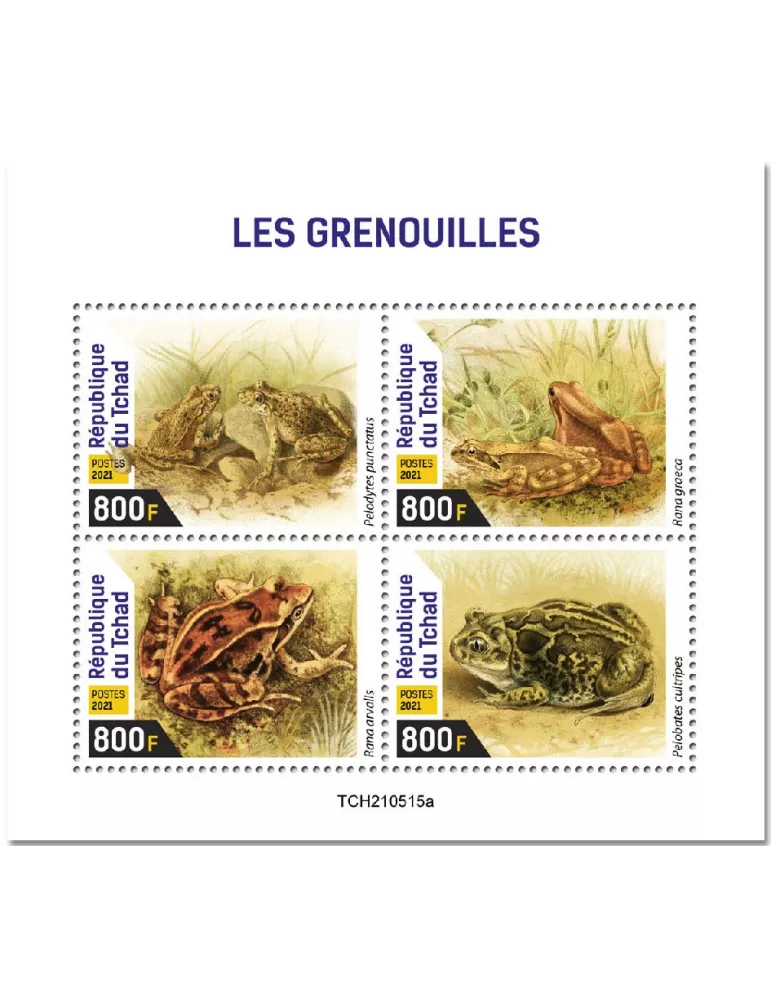 n° 3846/3849 - Timbre TCHAD Poste