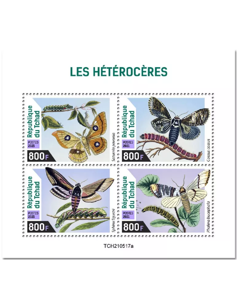 n° 3854/3857 - Timbre TCHAD Poste