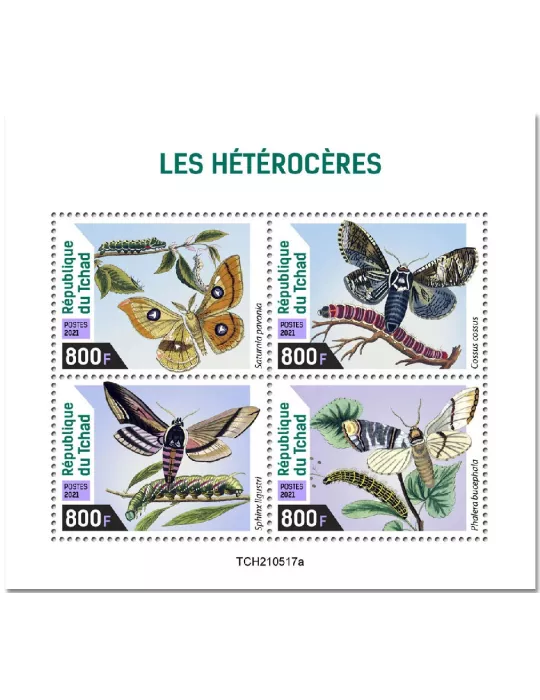 n° 3854/3857 - Timbre TCHAD Poste
