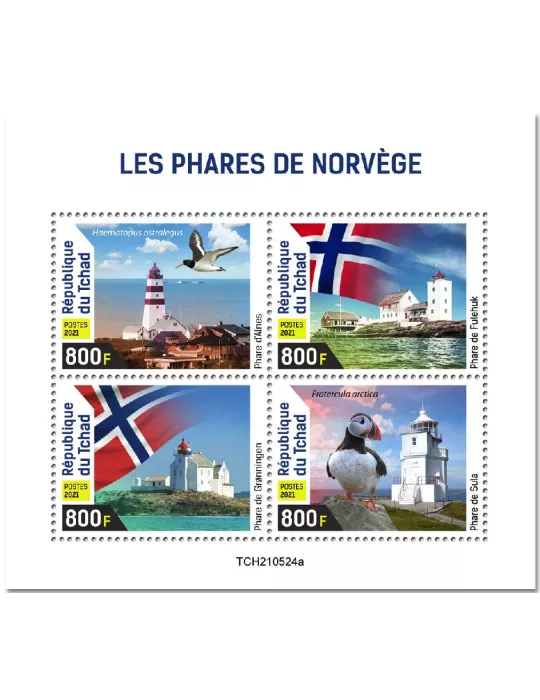 n° 3882/3885 - Timbre TCHAD Poste