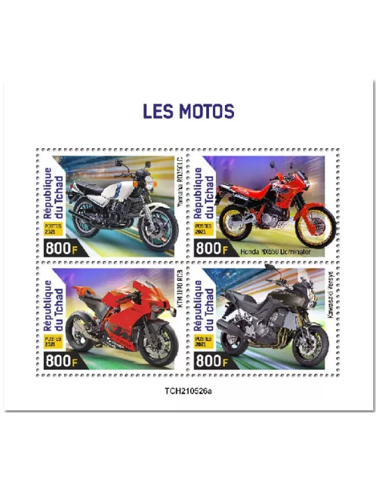 n° 3890/3893 - Timbre TCHAD Poste