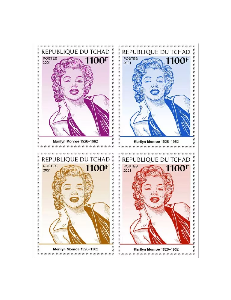 n° 3898/3901 - Timbre TCHAD Poste
