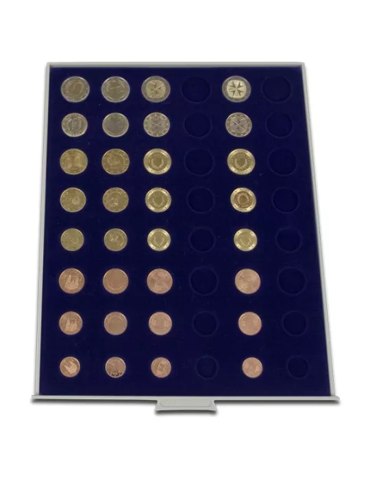 MEDAILLIER : 48 CASES RONDES ( SPECIAL EURO )
