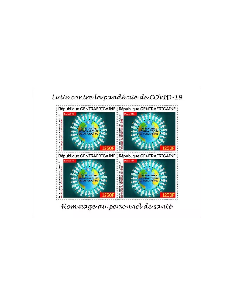 n° 8426 - Timbre CENTRAFRIQUE Poste