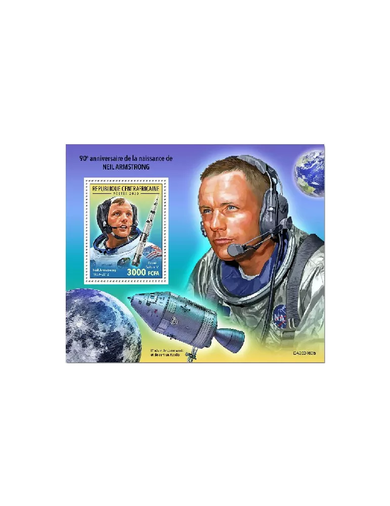 n° 1610 - Timbre CENTRAFRIQUE Blocs et feuillets