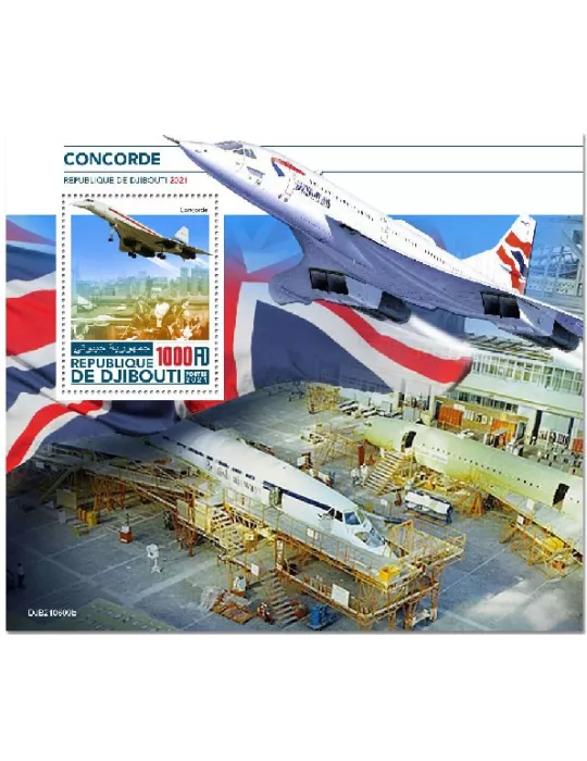 n° 760 - Timbre DJIBOUTI Blocs et feuillets