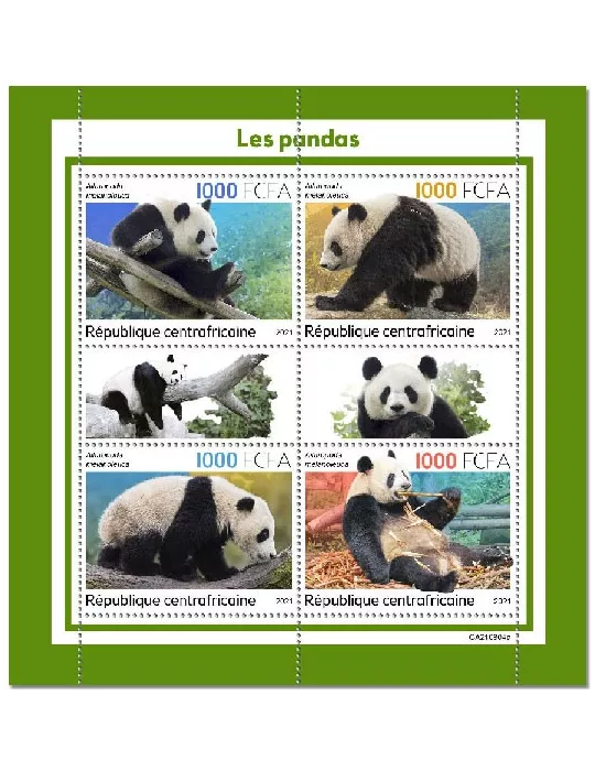 n° 8687/8690 - Timbre CENTRAFRIQUE Poste