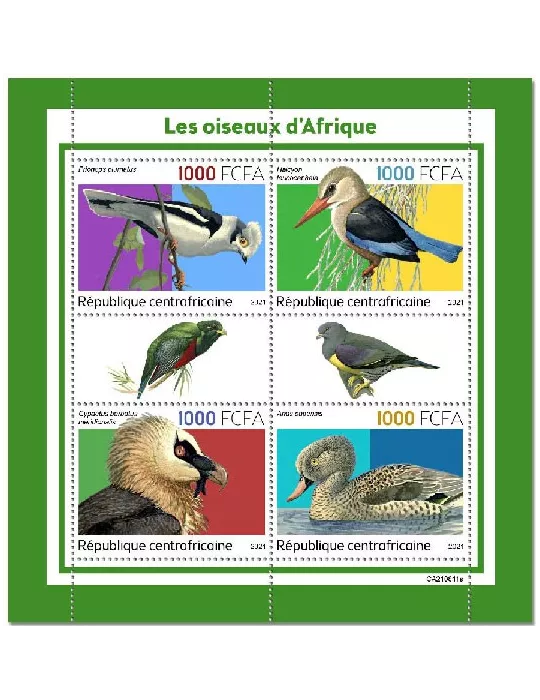 n° 8715/8718 - Timbre CENTRAFRIQUE Poste