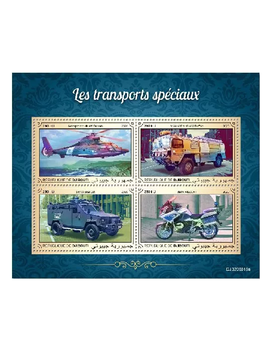 n° 3368BG/3368BK - Timbre DJIBOUTI Poste