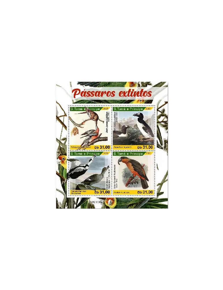 n° 7567/7570 - Timbre SAINT-THOMAS ET PRINCE Poste