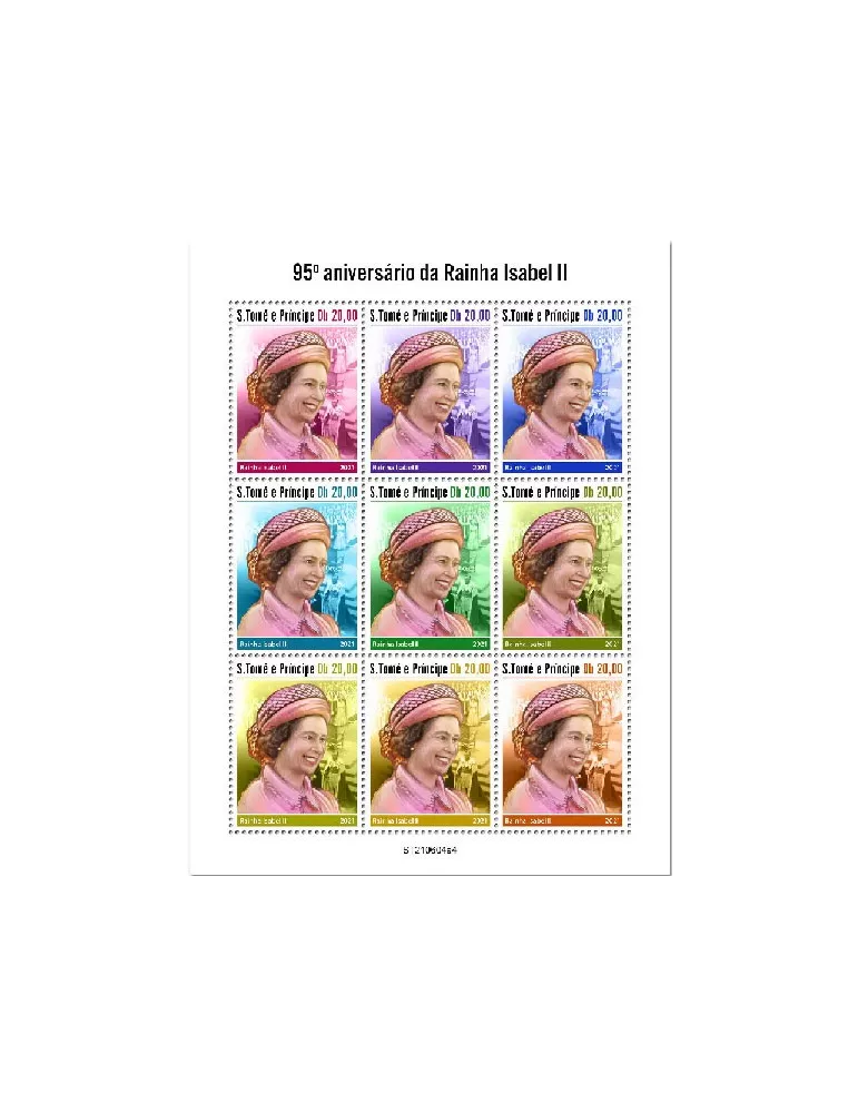 n° 8424/8432 - Timbre SAINT-THOMAS ET PRINCE Poste