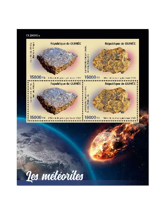 n° 10746/10747 - Timbre GUINEE Poste