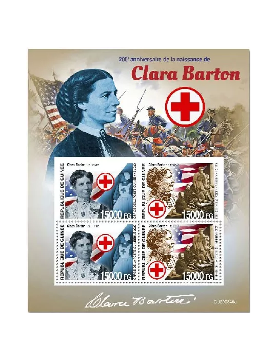 n° 10826/10827 - Timbre GUINEE Poste