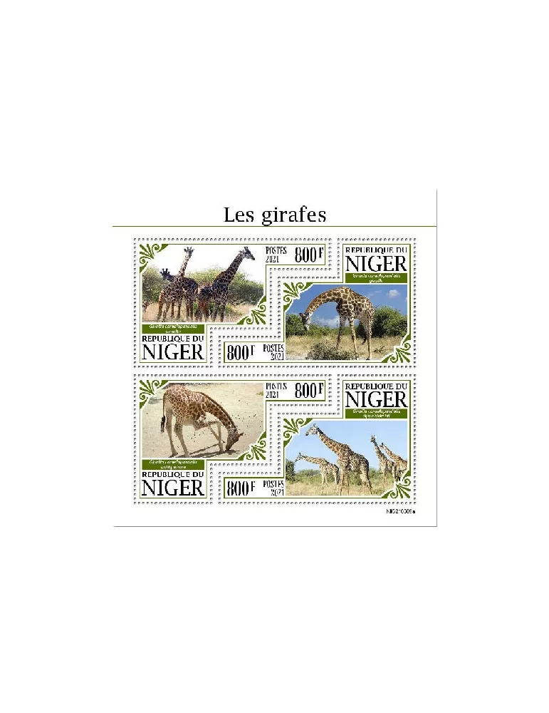 n° 6394/6397 - Timbre NIGER Poste
