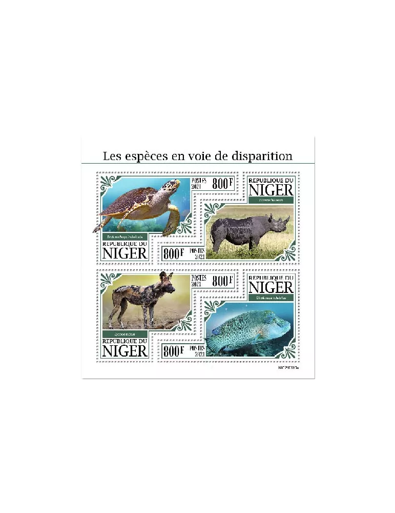 n° 6398/6401 - Timbre NIGER Poste