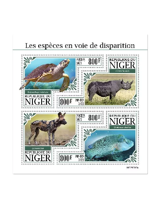 n° 6398/6401 - Timbre NIGER Poste