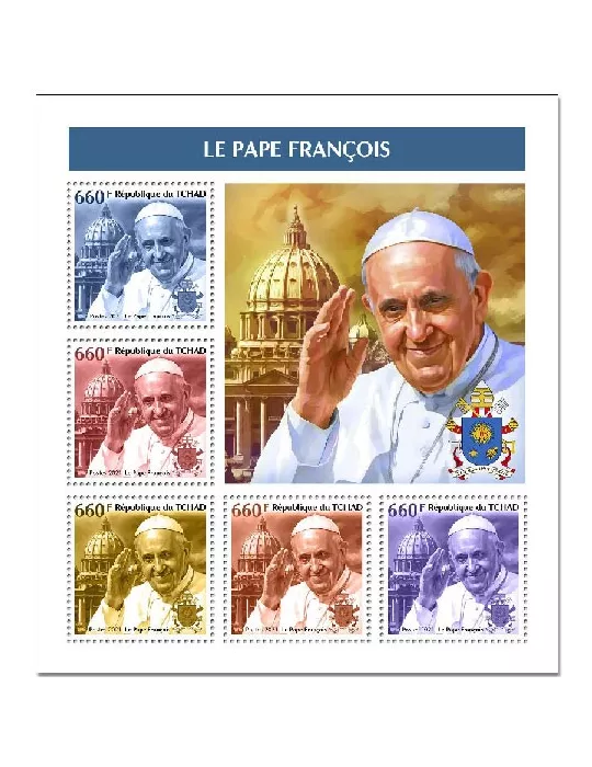 n° 3404/3408 - Timbre TCHAD Poste