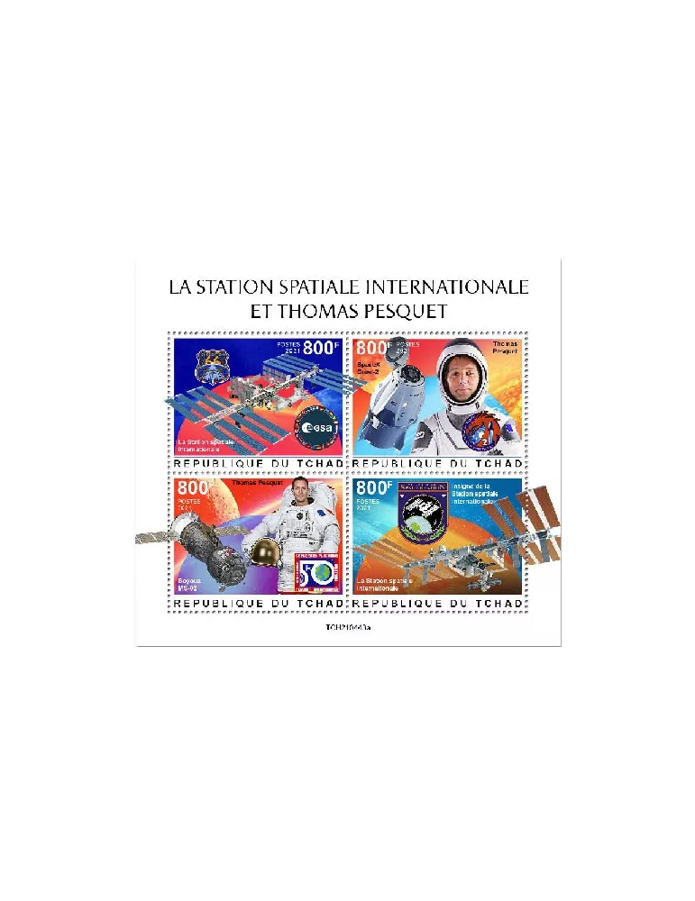n° 3782/3785 - Timbre TCHAD Poste