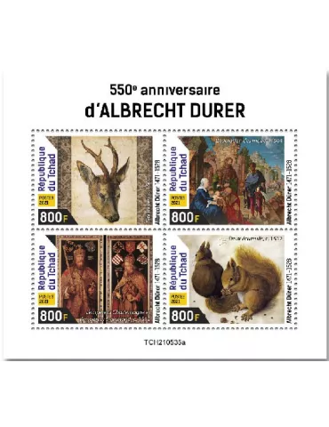 n° 3926/3929 - Timbre TCHAD Poste