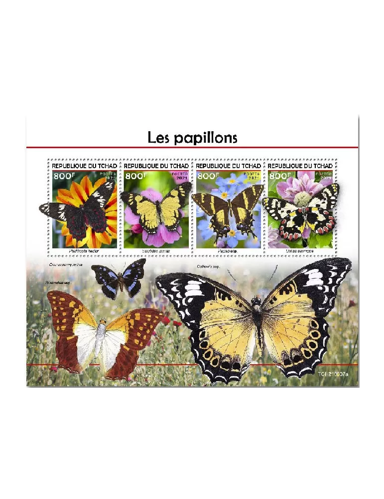 n° 3979/3982 - Timbre TCHAD Poste