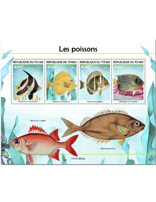 n° 3999/4002 - Timbre TCHAD Poste