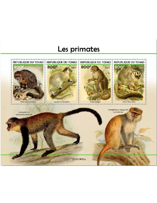 n° 4011/4014 - Timbre TCHAD Poste