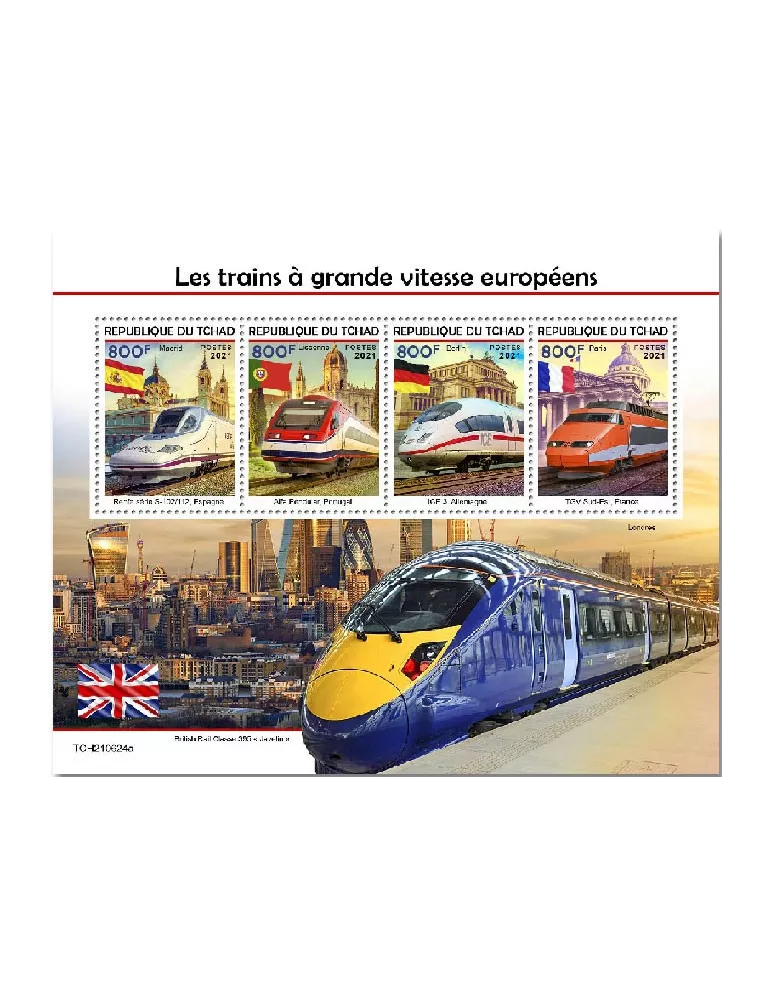 n° 4047/4050 - Timbre TCHAD Poste