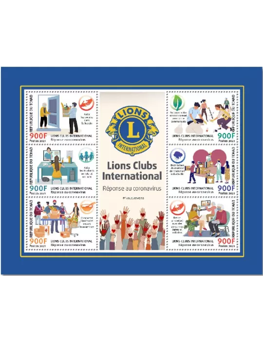 n° 4124/4129 - Timbre TCHAD Poste