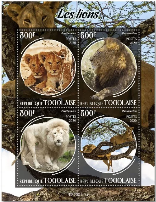 n° 7943/7946 - Timbre TOGO Poste