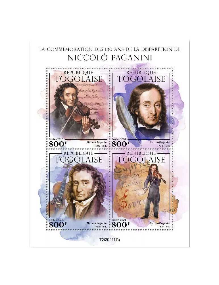 n° 7967/7970 - Timbre TOGO Poste