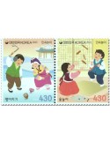 n° 3456/3457 - Timbre COREE DU SUD Poste