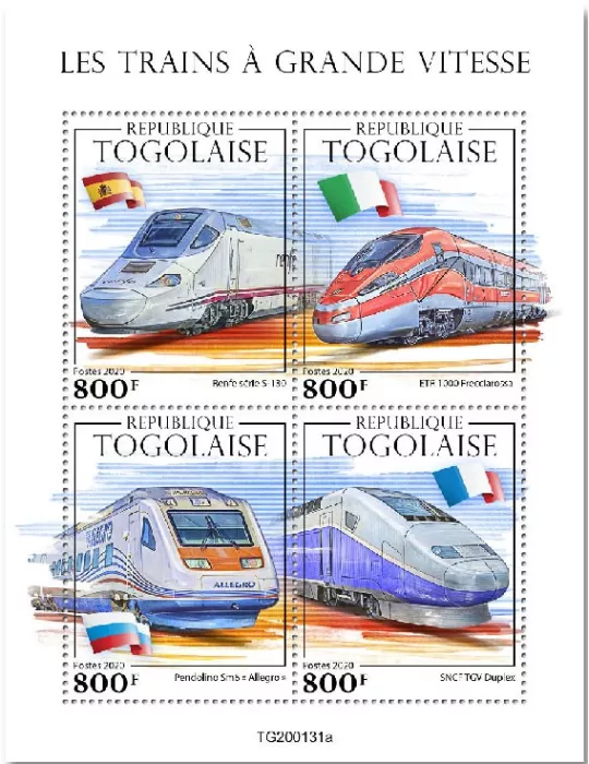 n° 8023/8026 - Timbre TOGO Poste